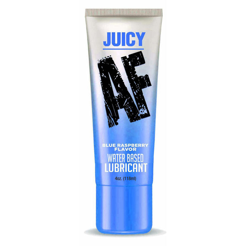 Juicy Af Blue Raspberry Blue Raspberry Flavoured Water Based Lubricant 120 Ml Tube