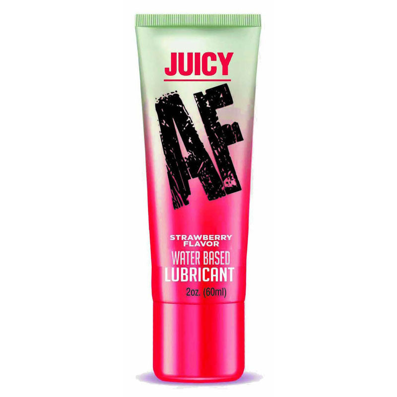 Juicy Af Strawberry Strawberry Flavoured Water Based Lubricant 60 Ml Tube
