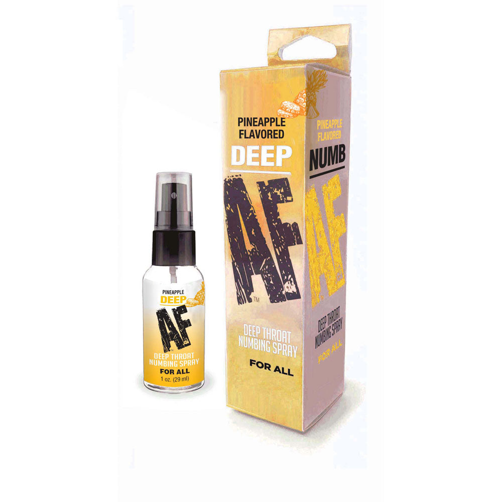 Deep Af Pineapple Pineapple Flavoured Deep Throat Spray 29 Ml