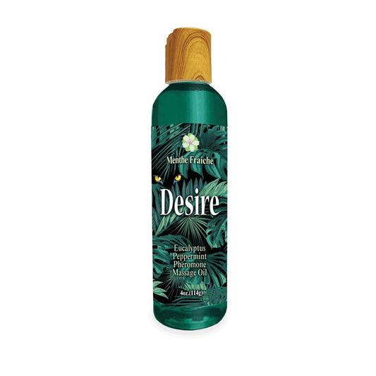 Desire Pheromone Massage Oil Eucalyptus & Peppermint Scented Pheromone Massage Oil 118 Ml