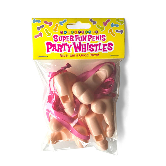 Super Fun Penis Party Whistles Hens Party Novelties 8 Pack