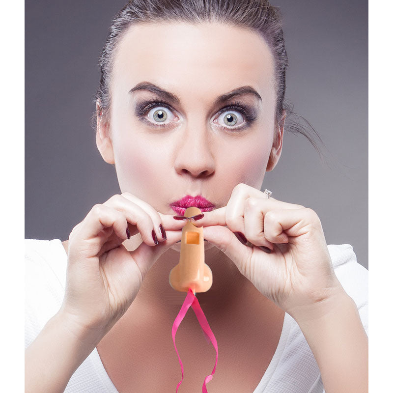 Super Fun Penis Party Whistles Hens Party Novelties 8 Pack