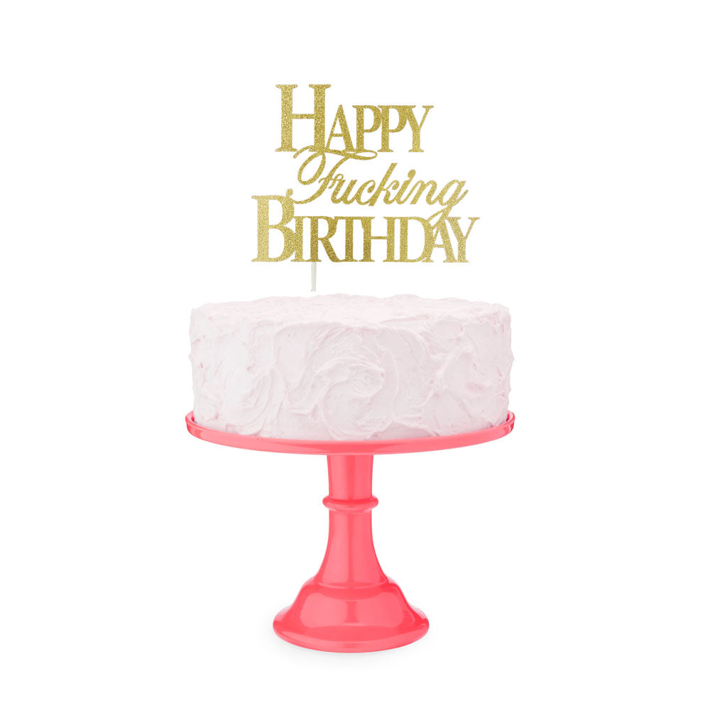 Happy Fucking Birthday Cake Topper Novelty Cake Topper