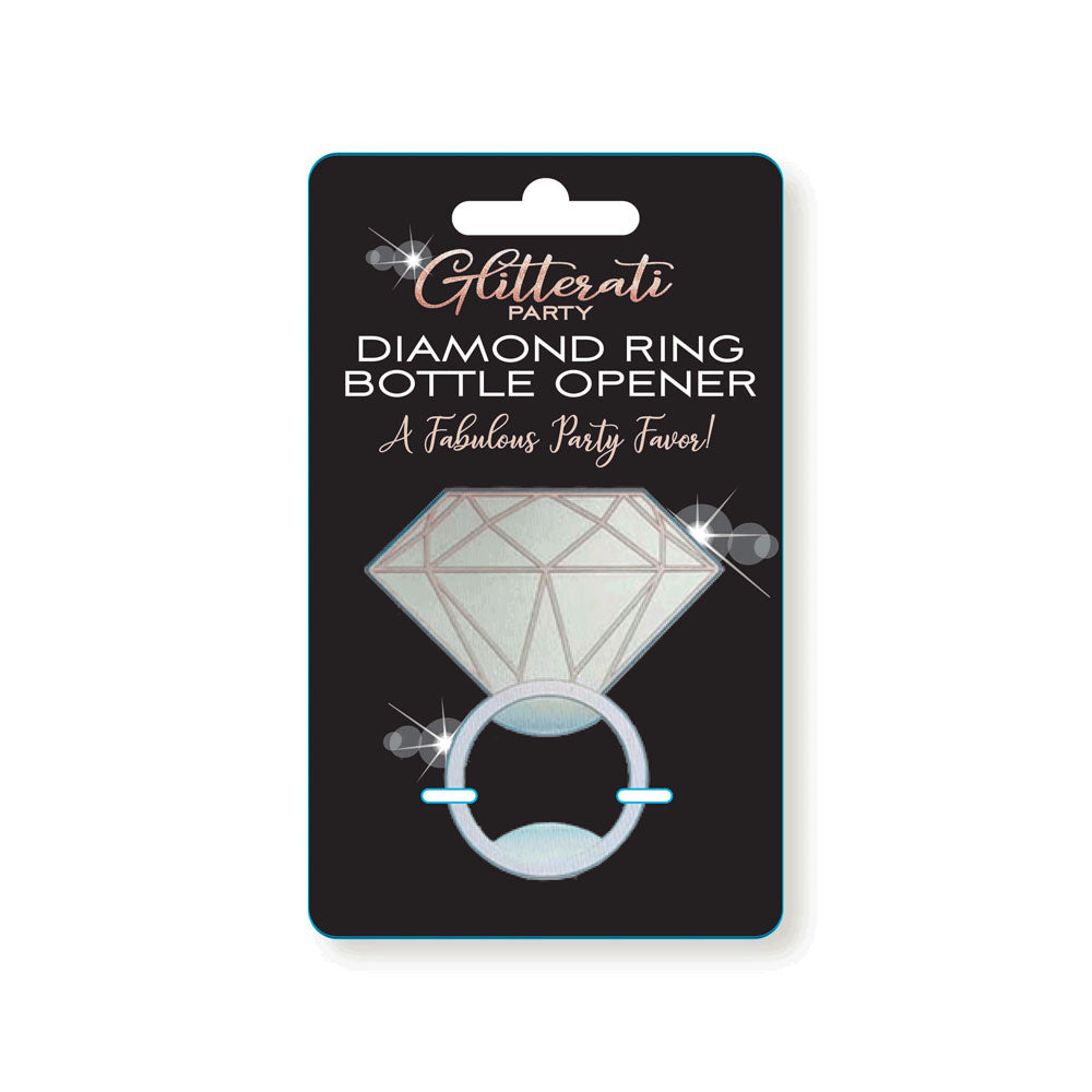 Glitterati Diamond Ring Bottle Opener Novelty Bottle Opener