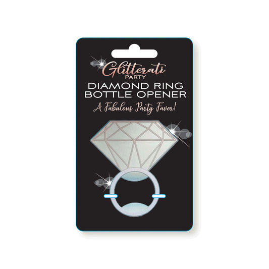 Glitterati Diamond Ring Bottle Opener Novelty Bottle Opener