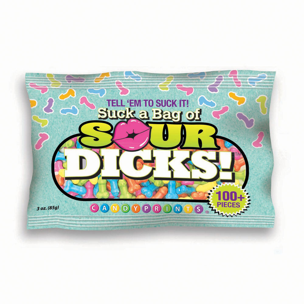 Suck A Bag Of Sour Dicks! Novelty Pecker Lollies 84 Grams