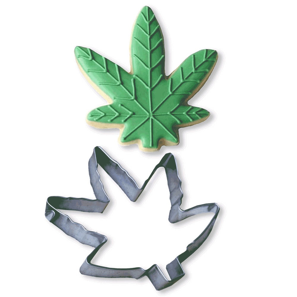 Cannabis Cookie Cutter Metal Cookie Cutter