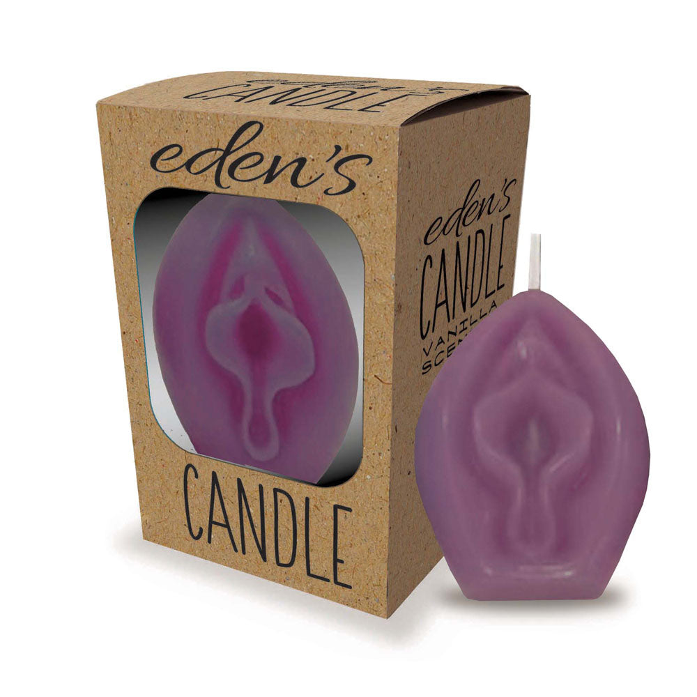 Eden's Candles Vagina Vanilla Display Of 12 Coloured Vanilla Scented Candles Set Of 12