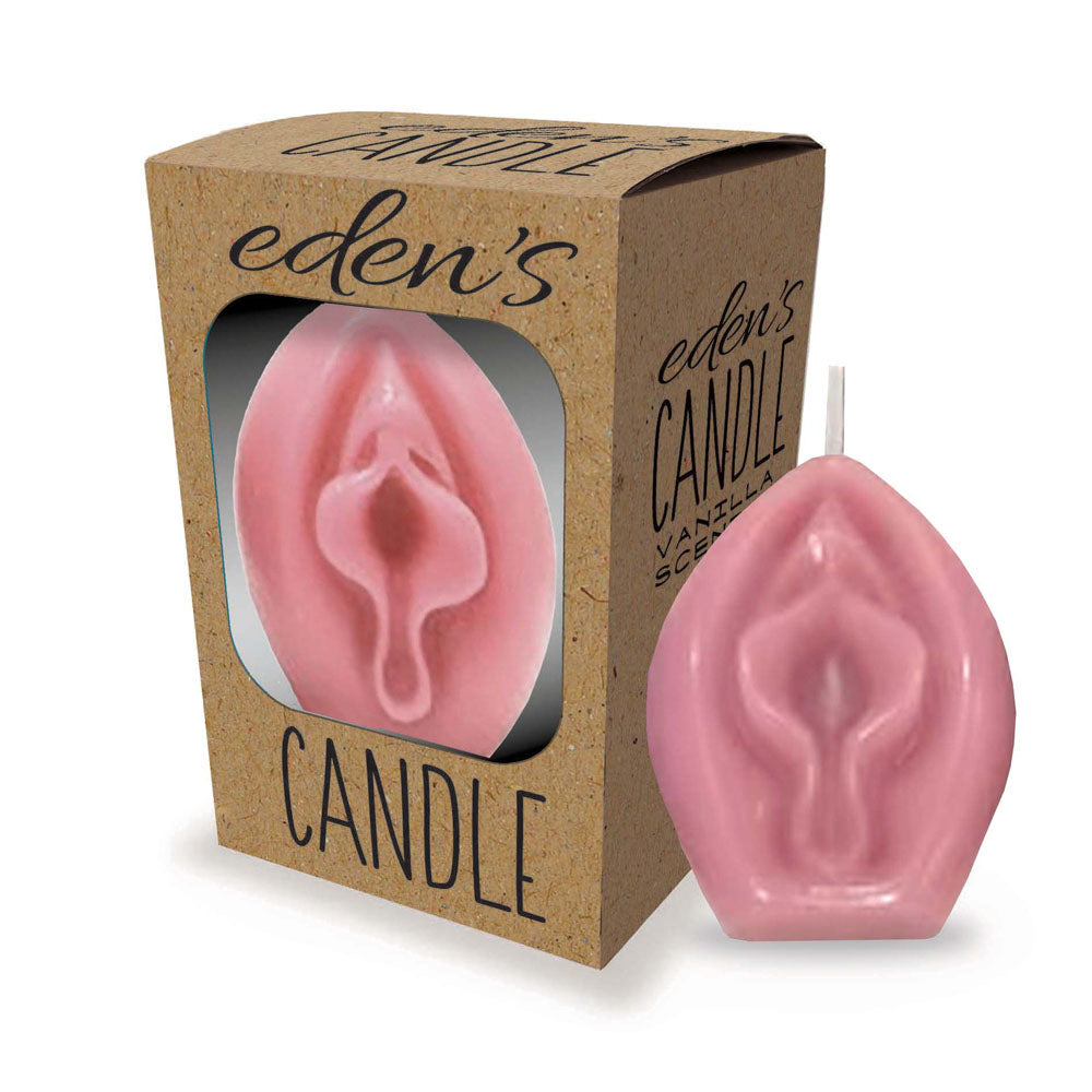 Eden's Candles Vagina Vanilla Display Of 12 Coloured Vanilla Scented Candles Set Of 12