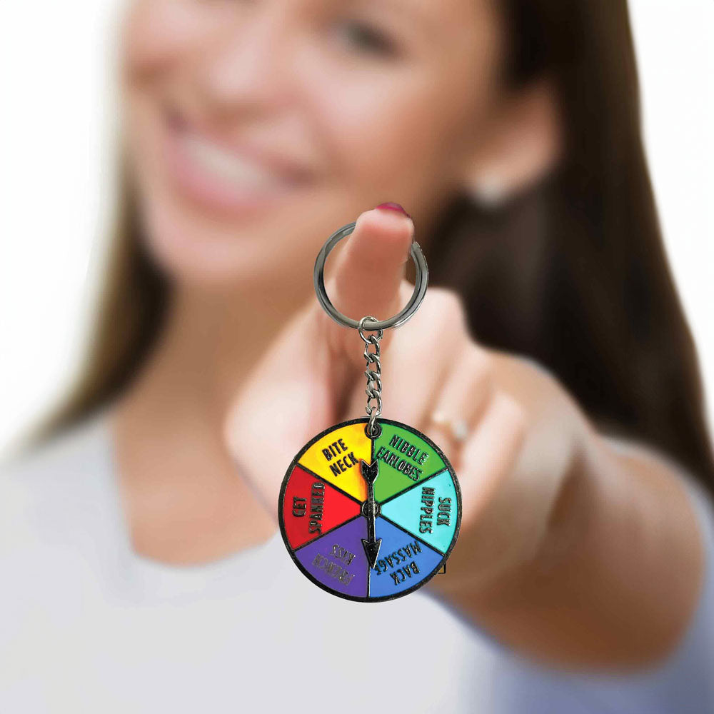 Super Fun Key Chain Sex Spinner Naughty Spinner Novelty Keychain