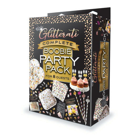 Glitterati Complete Boobie Party Pack Party Set For 8 People