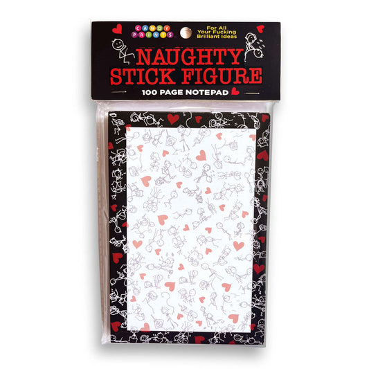 Naughty Stick Figure Notepad Novelty Notepad 100 Pages