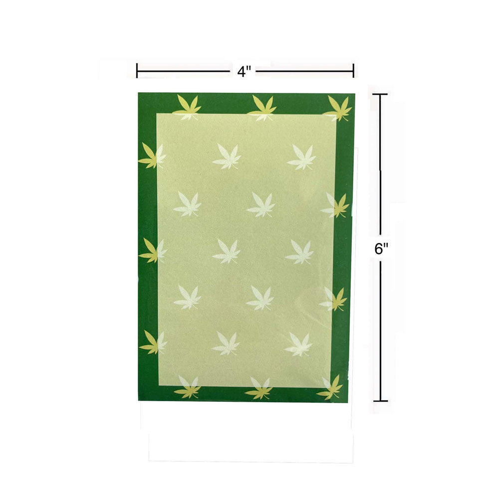 Cannabis Leaf Notepad Novelty Notepad 100 Pages