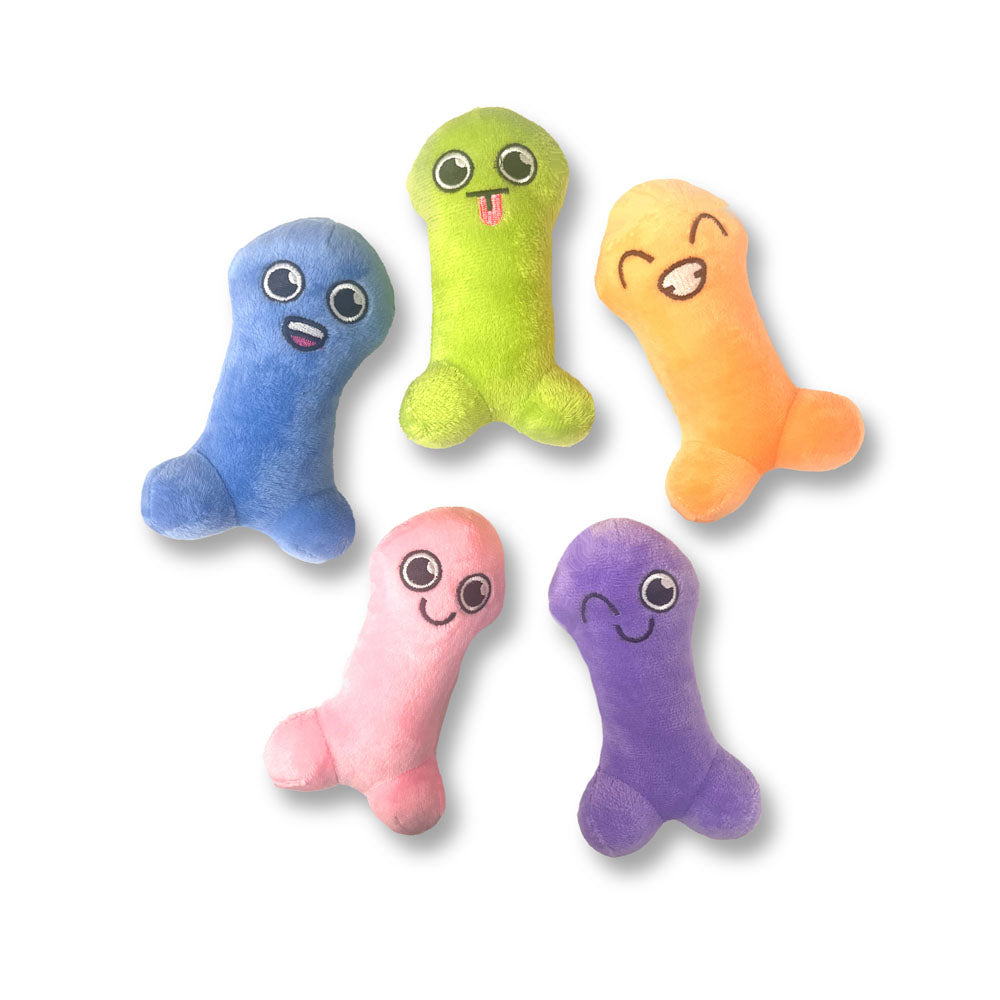 Suck A Bag Of Dicks Plushy Pillows Mini Fuzzy Dicky Plushy Pillows Set Of 5