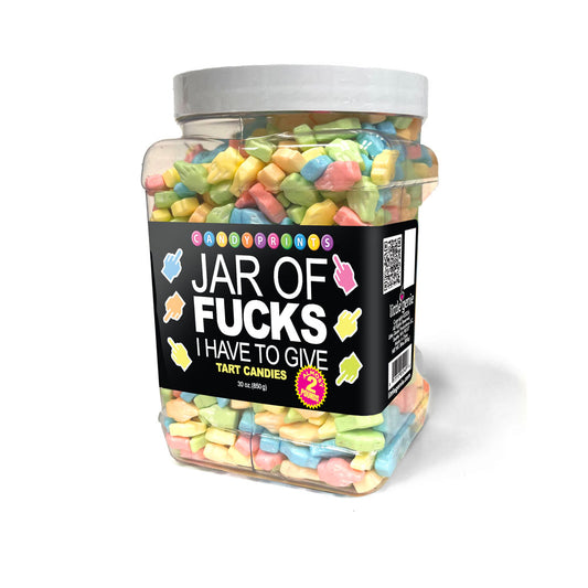 Jar Of Fucks I Have To Give Fruit Flavoured Lollies 850 Gram Jar