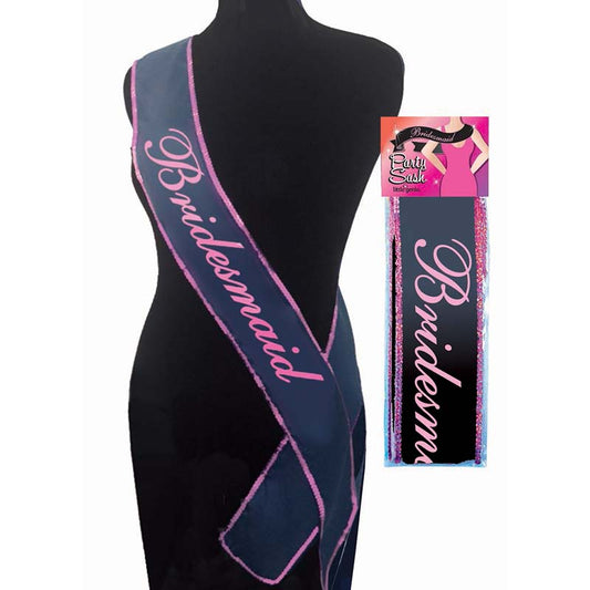 The Bride's Maid Sash White Hens Party Sash