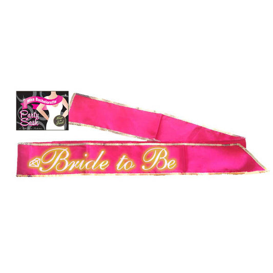 Bride To Be Sash Glow In The Dark Glow In The Dark Hot Pink Hen's Party Sash