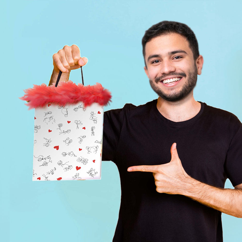 Naughty Stick Figures Gift Bag Novelty Gift Bag