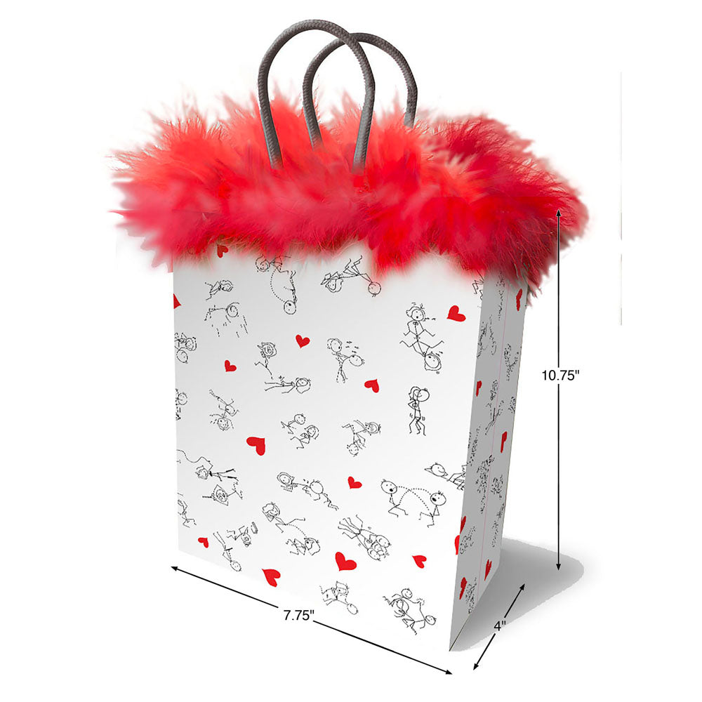 Naughty Stick Figures Gift Bag Novelty Gift Bag