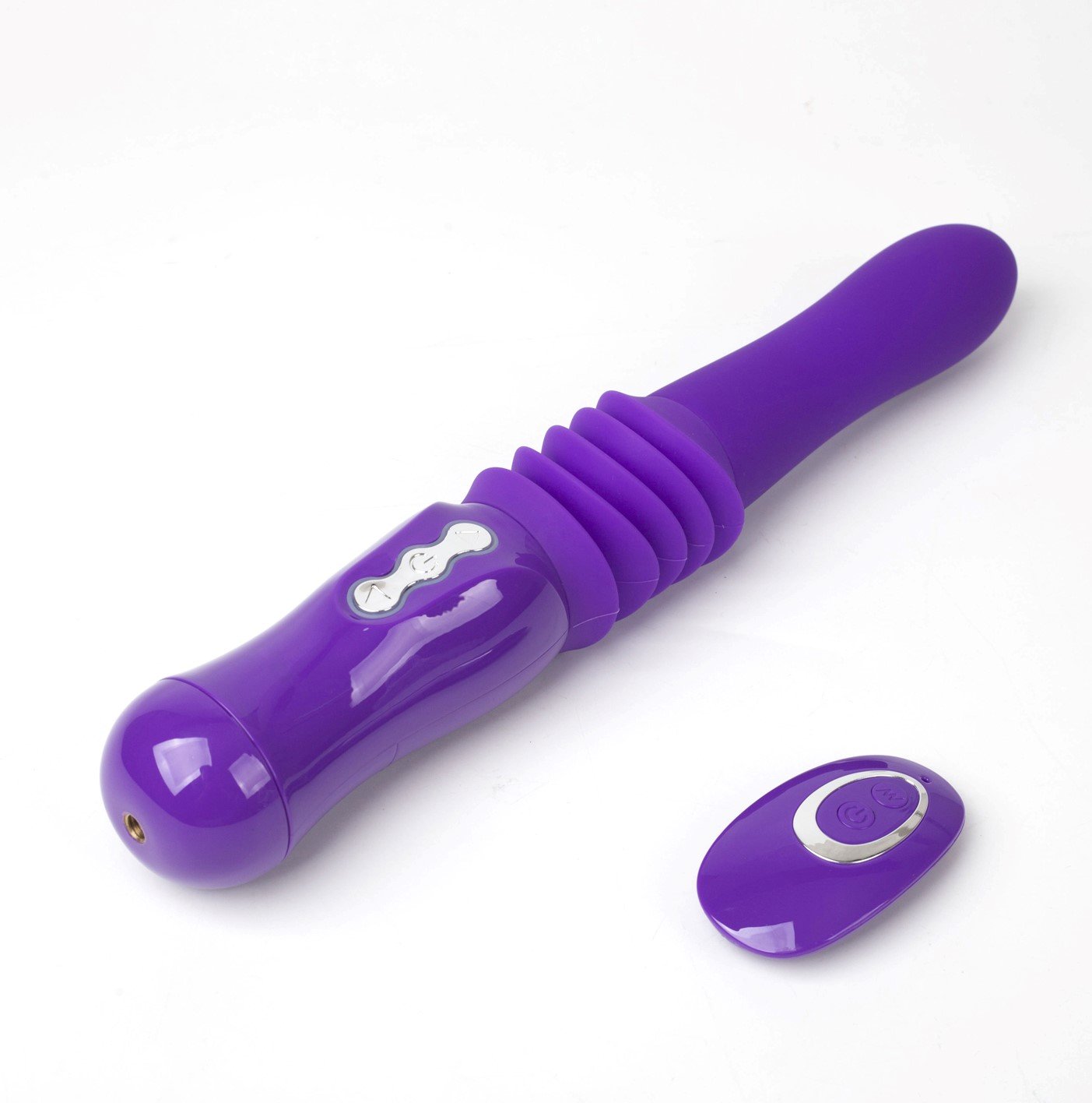Maia Monroe Purple 38 Cm Usb Rechargeable Thrusting Vibrator