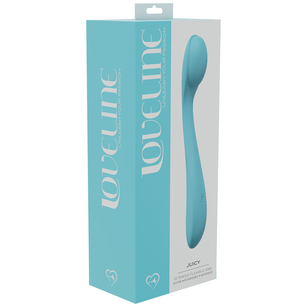 Loveline Juicy Blue Blue 21.5 Cm Usb Rechargeable Vibrator