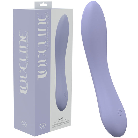Loveline Lust Lavender Lavender 17 Cm Usb Rechargeable Vibrator