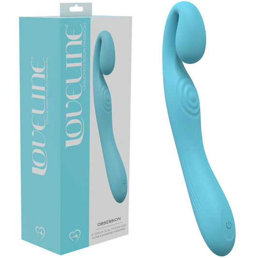 Loveline Obsession Blue Blue 18.4 Cm Usb Rechargeable Vibrator