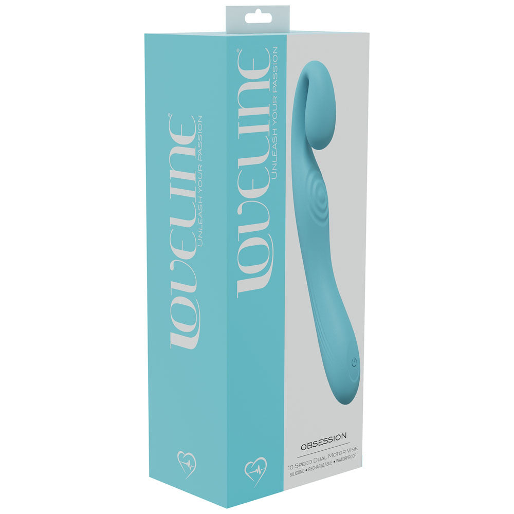 Loveline Obsession Blue Blue 18.4 Cm Usb Rechargeable Vibrator