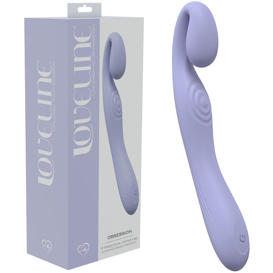 Loveline Obsession Lavender Lavender 18.4 Cm Usb Rechargeable Vibrator