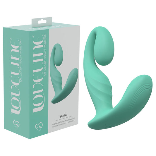 Loveline Bliss Green Green 11.5 Cm Usb Rechargeable Vibrator