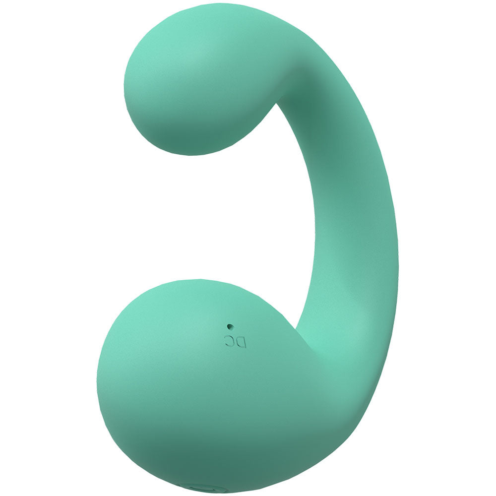 Loveline Playful Green Green 8.5 Cm Dual Vibrator