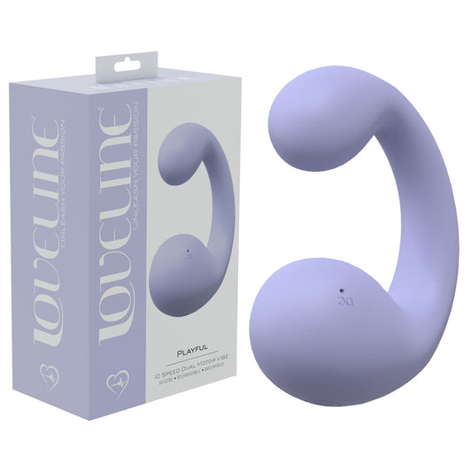 Loveline Playful Lavender Lavender 8.5 Cm Dual Vibrator