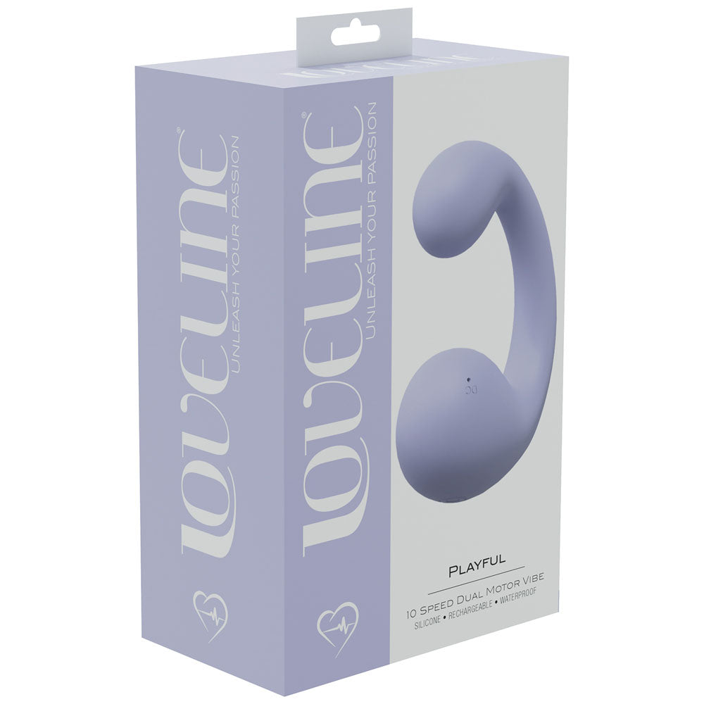 Loveline Playful Lavender Lavender 8.5 Cm Dual Vibrator
