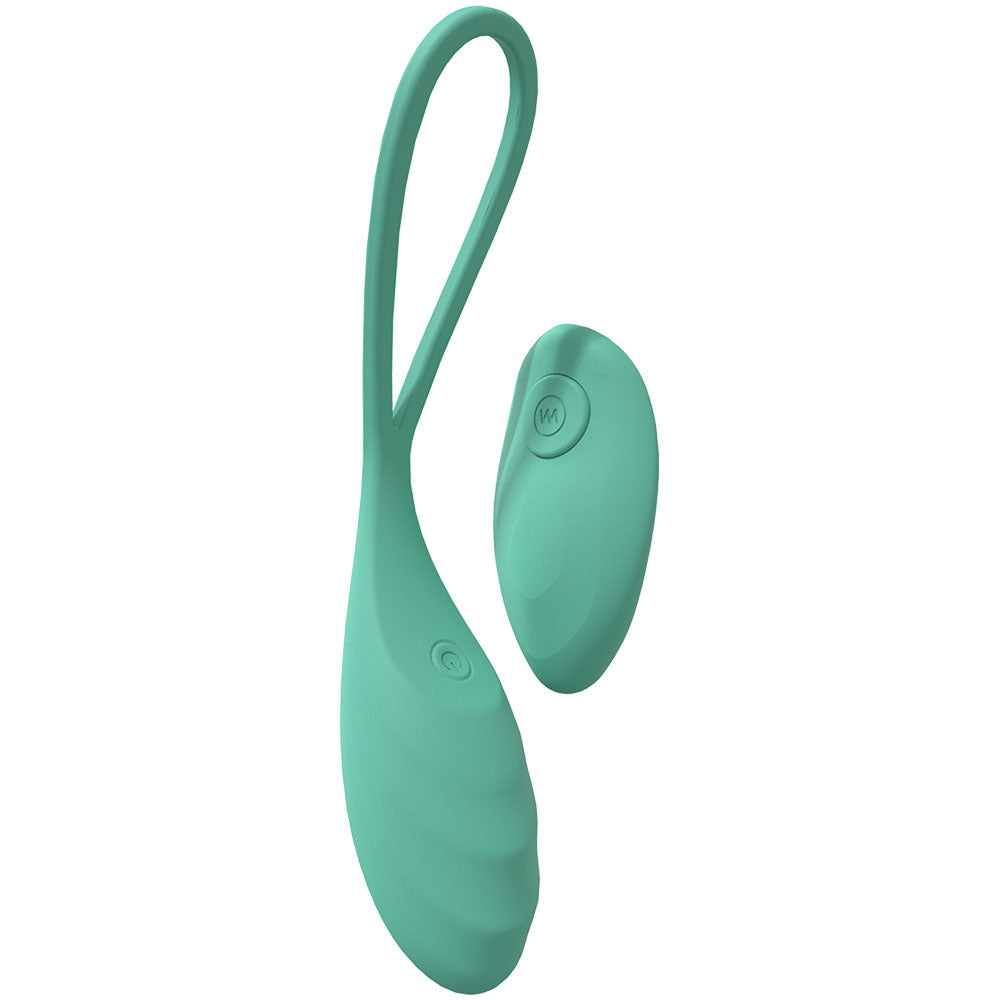 Loveline Passion Green Green Usb Rechargeable Vibrating Egg With Wireless Remote