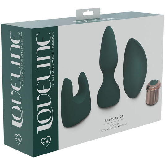 Loveline Ultimate Kit Green Green Usb Rechargeable Kit 3 Piece Set