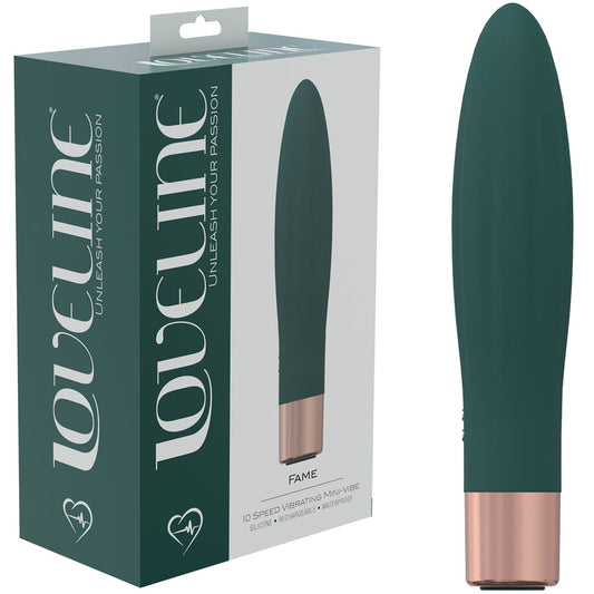 Loveline Fame Green Green 14.4 Cm Usb Rechargeable Vibrator