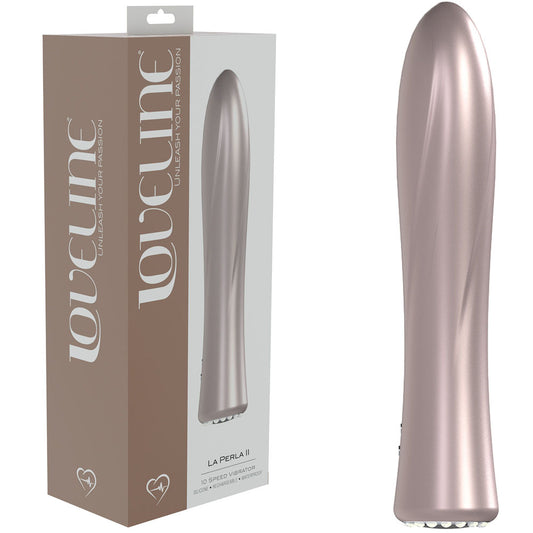 Loveline La Perla Ii Pink Pearlescent Pink 19.2 Cm Usb Rechargeable Vibrator