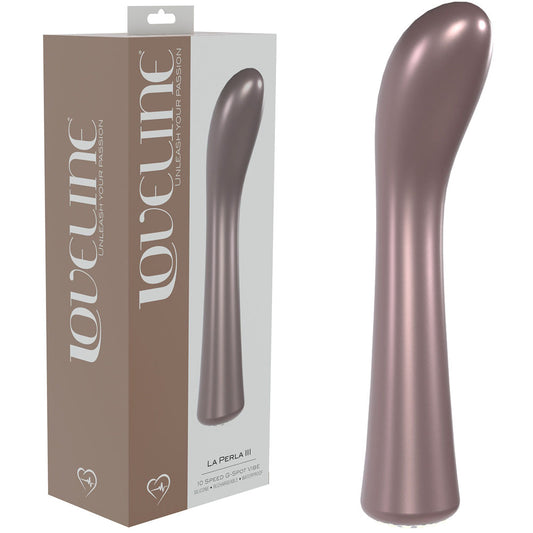 Loveline La Perla Iii Pink Pearlescent Pink 19.2 Cm Usb Rechargeable Vibrator