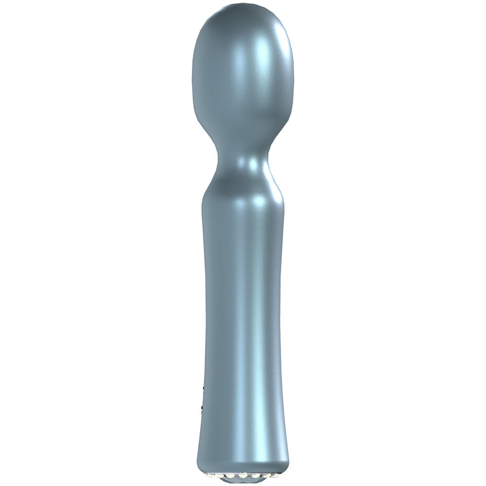 Loveline La Perla Iv Blue Pearlescent Blue 19.2 Cm Usb Rechargeable Massage Wand