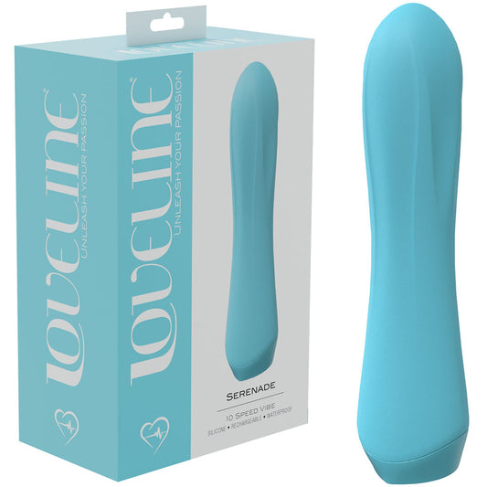 Loveline Serenade Blue 13.5 Cm Usb Rechargeable Vibrator