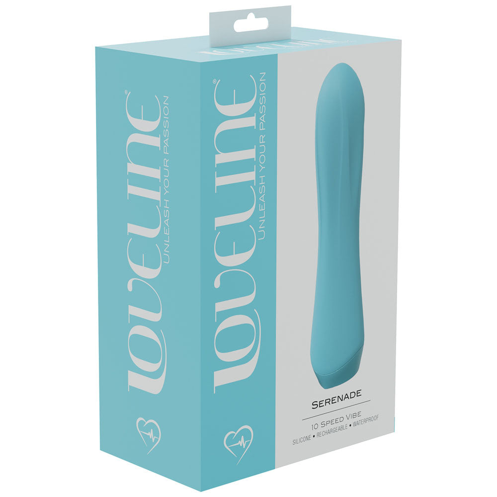 Loveline Serenade Blue 13.5 Cm Usb Rechargeable Vibrator