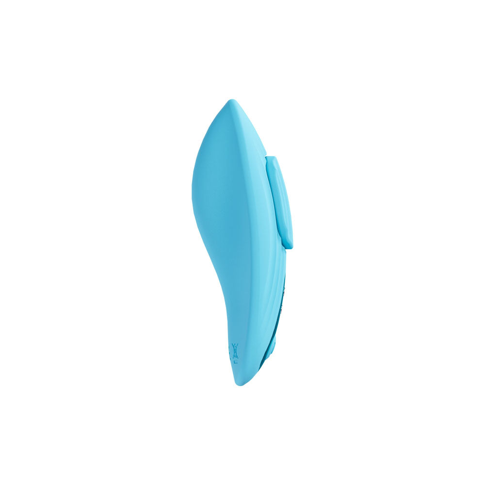 Loveline Celeste Blue Blue Usb Rechargeable Panty Vibrator With Wireless Remote