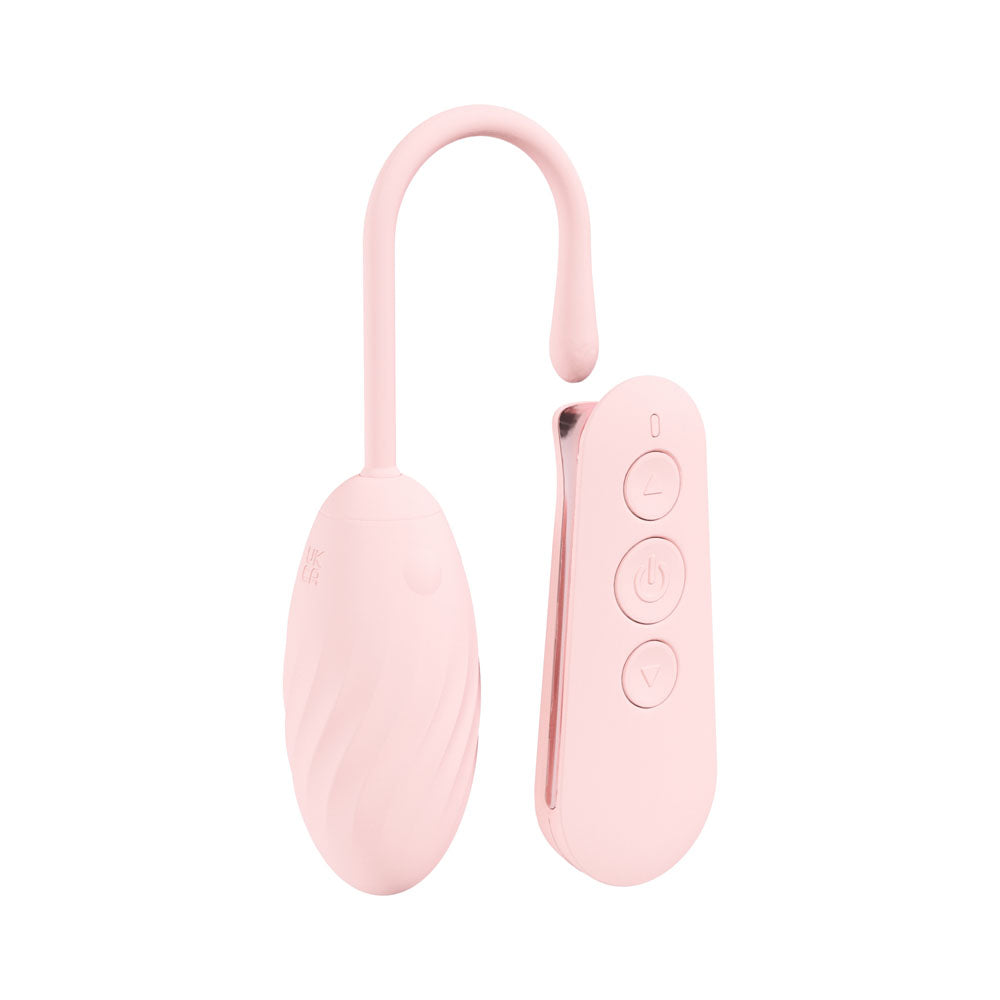 Loveline Felicite Pink Pink Usb Rechargeable Vibrating Egg With Wireless Remote
