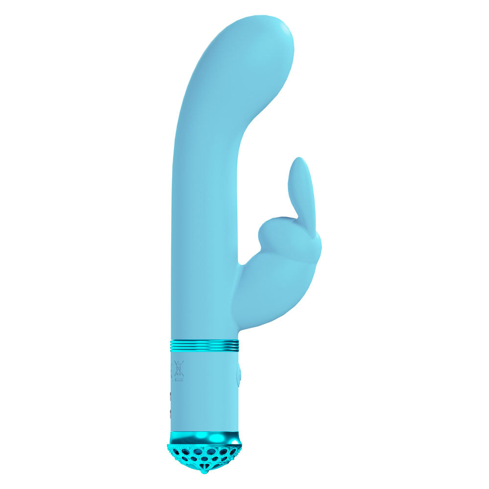 Loveline Belle Blue Blue 15.6 Cm Usb Rechargeable Rabbit V Ibrator