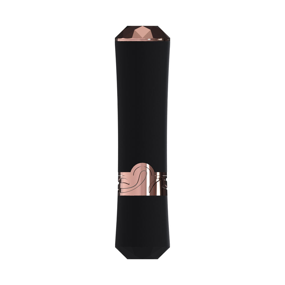 Loveline Dahlia Black Black/Red 12.5 Cm Usb Rechargeable Lipstick Vibrator