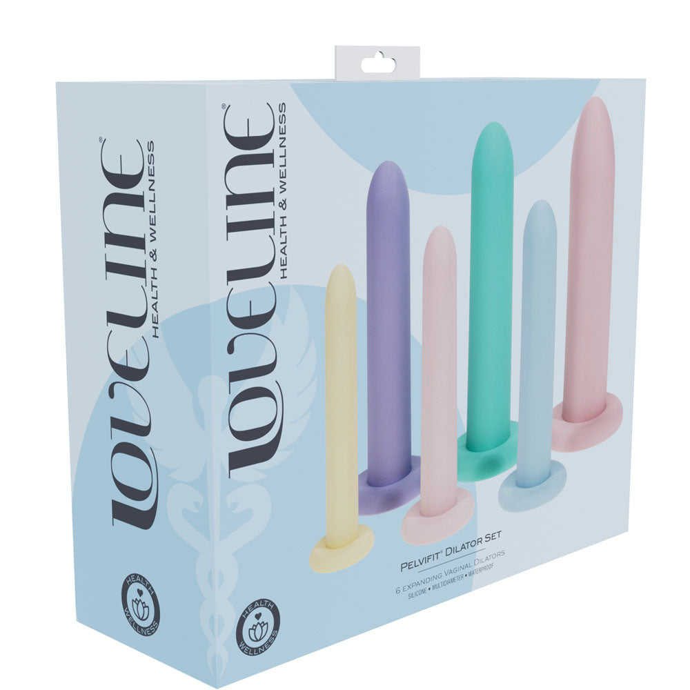 Loveline Pelvi Fit Expanding Vaginal Dilator Coloured Vaginal Dilators Set Of 6 Sizes
