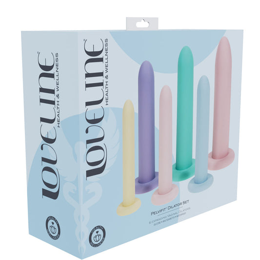 Loveline Pelvi Fit Expanding Vaginal Dilator Coloured Vaginal Dilators Set Of 6 Sizes