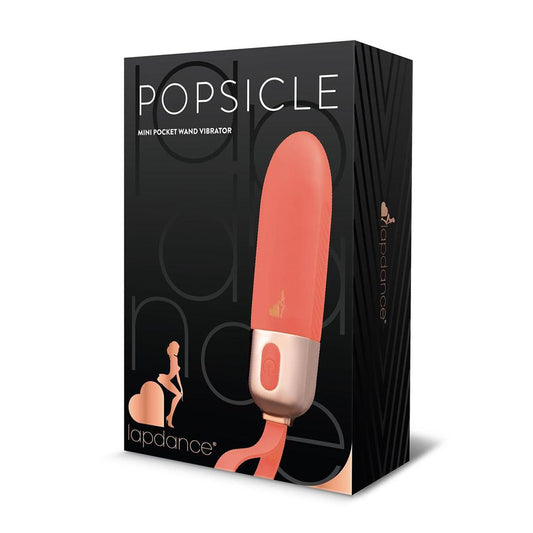 Lapdance Popsicle Mini Pocket Wand Pink 12 Cm Usb Rechargeable Bullet