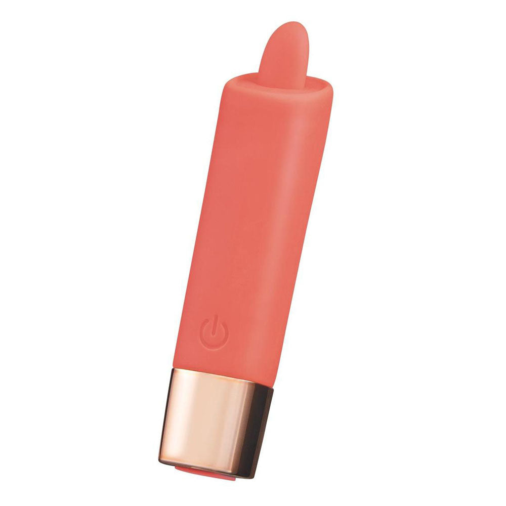 Lapdance Lick Me Mini Pocket Licking Vibrator Pink 9.7 Cm Usb Rechargeable Flicking Stimulator
