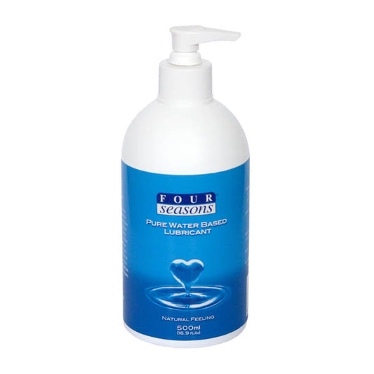 Four Seasons Personal Lubricant Water Based Personal Lubricant 500 Ml Pump Pack Bottle